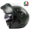 AGV helmet COMPACT summer wide angle ventilation breathable face helmet running helmet Italy locomotive racing helmet helmet extinction army green MATT MILITARY GREEN XL