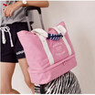 Large Capacity Single Bag Canvas Travel Storage Pouch canvas material Large capacity design handbag single shoulder bag