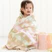 Like baby elepbaby baby bath towel cotton gauze jacquard large bath towel 140X70CM mushroom little pink