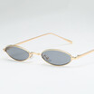 Small oval Metal sunglasses Women men retro Gold frame Red vintage Good Quality small round sun glasses for women UV400