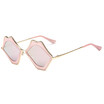 SHAUNA New Arrival Oversize Lips Sharp Women Sunglasses Fashion Large Frame Ladies Pink Lens Shades UV400