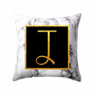 Fundas de almohada modernas 45 * 45 Carta de palabra del alfabeto de oro Patrón de almohada de mármol blanco Funda de almohada Súper suave funda de sofá cama Protec Fundas de almohada modernas 45 * 45 Carta de palabra del alfabeto de oro Patrón de almohada de mármol blanco Funda de almohada Súper suave funda de sofá cama Protec