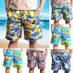 1 Pair Random Mens Fashion Casual Sports Breathable Beach Printed Drawstring Loose Shorts