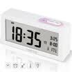 TIMESS Alarm Clock Childrens Alarm Clock Bedside Silent Alarm Clock LED Fashion Simple Japanese&Korean Wind Alarm Clock Electronic Clock Mute S101C Blue