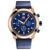 Bofute Male Watches Business Watch Quartz Watches Calendar Luminous Waterproof Genuine Leather Strap 0112g