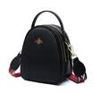 Bolsos de cuero de Viney versión coreana del hombro Bolso de mensajero pequeño bolso salvaje de la abeja bolsa de hombro ancho mini bolso del bolso negro clásico