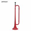 ammoon B Flat Bugle Cavalry Trumpet Environmentally Friendly Plastic with Mouthpiece for Band School Student
