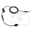 Anti-radiation Air Tube Stereo Headset Monaural In Ear MIC Headphones with