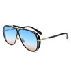 SHAUNA Fashion Women Pilot Sunglasses Retro Outdoor Men Gradient Lens Glasses UV400