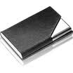 Excellent UHOO 6605 business card holder wisdom black silk pattern 1 box large capacity card case