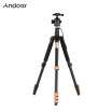 Andoer TP570 Professional Aluminum Alloy Tripod Monopod with Panoramic Ball Head Portable Travel Folding Tripod Max Working Heigh