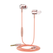 Langsdom M400 35mmMetal Earphone for Phone Super Bass In-ear Earphones with Mic Stereo Headset Earbuds