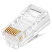 Kraftwell network super five gold-plated crystal head 8P8C 50 box cat5e class RJ45 network cable crystal head PC2816