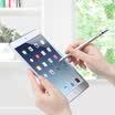 Must be beautiful BUBM Apple iPad capacitive pen stylus compatible with Microsoft Surface Huawei Samsung&other Tablet PC mobile smart touch rechargeable silver
