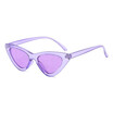 SHAUNA Classic Women Small Cat Eye Sunglasses Fashion Men Candy Colors Glitter Transparent Red Yellow Green Purple Glasses UV400