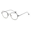 SHAUNA 10 Colors Fashion Women Square Sunglasses Trend Men Metal Frame TintClear Lens Glasses