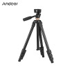 Andoer Portable Lightweight Travel Aluminum Alloy Tripod with Bag for iPhone Smartphone DSLR Action Camera