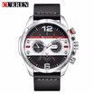CURREN 2017Men Watch Luxury Brand Army Military Watch Men Leather Sport Watches Quartz Waterproof Wristwatch relogio mascul 8259