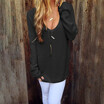 Pure Color Round Neck Long Sleeve Loose Sweater