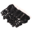 Ishow Hair 7A Loose wave 13x4 Lace Frontal Closure Good Quality Brazilian Loose Wave Human Hair Free Shipping