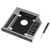 127mm 25 SATA TO SATA Aluminum 2nd Hard Disk Drive SSD HDD Caddy Adapter bay for Asus N53S Series DS-8A5SH DVD RW 127mm 25 SATA TO SATA Aluminum 2nd Hard Disk Drive SSD HDD Caddy Adapter bay for Asus N53S Series DS-8A5SH DVD RW
