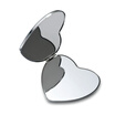 Jingdong supermarket PHILIPPI portable metal heart-shaped make-up mirror to send his girlfriend Valentine&39s Day gift 193280
