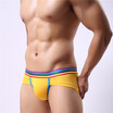 Mens Soft Breathable Solid Color Low-Waisted Modal Thong Underwear