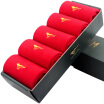 Jingdong supermarket seven wolves SEPTWOLVES socks men socks Fortune Benming men&39s cotton socks 5 double-loaded red 90250