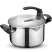 Jingdong supermarket Ai Shida 24CM stainless steel can be set to cover pots LG1724 stainless steel soup pot induction cooker general