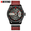 CURREN 8301 Top Brand Mens Watch Luxury Display Date of Creative Leather Quartz Wrist Watches Mens Watch