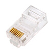 SANTO 9993 six gold-plated 1U Gigabit network unshielded crystal head RJ45 network cable 8P8C connector Cat6 computer router 8-pin connector