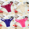 Sexy Women Hollow G String Thongs Female Transparent Bikini Panties Breathable Lingerie Underwear