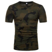 Mens Fashion Short-sleeved Camouflage T-shirts In Summer 2018