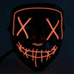 Party LED Cold Light Flash Grimace Fluorescent Mask Festival Performance Party Glowing Masks Decoration