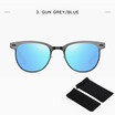 SHAUNA 2018 new sunglasses mens polarizer driving sunglasses during the day