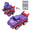 Smart Motivation Jumping Warrior Transforming Toy Car Boy Girl Child Magic Car God Toy Single Pack - Purple MSI 9806 Jeep