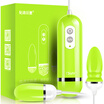 Close to the body of the dazzling green women with the shock of the jumping eggs sex toys multi - frequency waterproof jumping bombs female masturbation