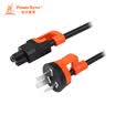 Baoer Xingke Lenovo ASUS Dell HP notebook adapter power cord three holes plum head Mickey mouse tail straight black orange 2 meters SP-PN506 MPMJ0020
