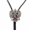 Original Classic Russian Empire Eagle Bolo Tie Wedding Leather Necklace