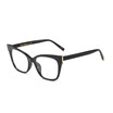 SHAUNA Fashion Women Cat Eye Glasses Frame Popular Ladies Anti-Blue Rays Lens Eyeglasses UV400