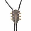 New Vintage Silver Plated Original Western Country Music Guitar Bolo Tie