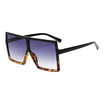 SHAUNA Oversize Flat Top Women Square Sunglasses Brand Designer Fashion Men Gradient Lens Shades