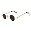 SHAUNA Wide Bridge Retro Rock Punk Sunglasses Classic Small Round Clear Red Sun Glasses UV400