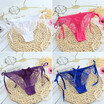 New Sexy Lace Thong Panties Good Elastic Underwear Women Mini G-string V Back Strappy Brazilian Under pants