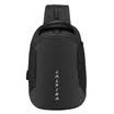Al Pina kangaroo L ALPINA mens chest bag waterproof nylon cloth casual multi-function shoulder bag mens cross-body sports bag 682152001 black
