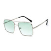 SHAUNA Spring Hinge Fashion Women Square Sunglasses Retro Men Blue Pink Gradient Glasses UV400