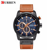 CURREN 8291 Luxury Brand Men Analog Digital Leather Sports Watches Mens Army Military Watch Man Quartz Clock Relogio Masculino
