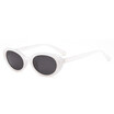 SHAUNA Fashion Shell Grain Frame Women Cat Eye Sunglasses Popular Ladies Clear Red Oval Lens Shades UV400