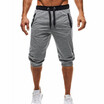 Summer Sporting Mens Mixed Color Printing Elastic Waist Short Pants