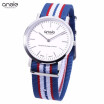 Angie St7203g Male Quartz Watch Imported Movt Detachable Nylon Band 3atm Wristwatch